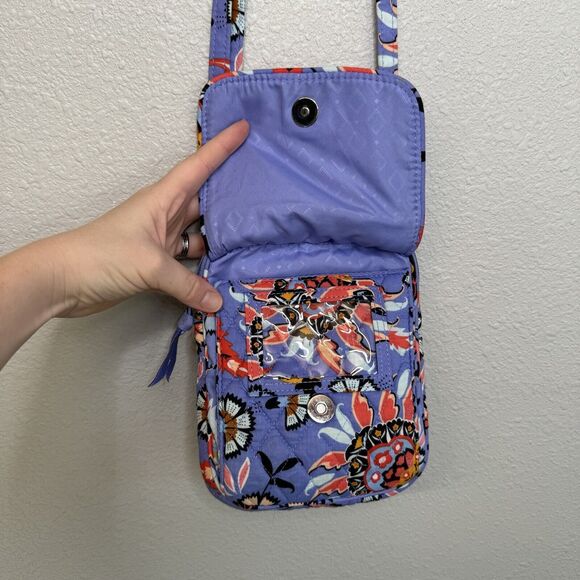 Vera Bradley Mini Hipster Crossbody Mural Garden - Picture 2 of 5